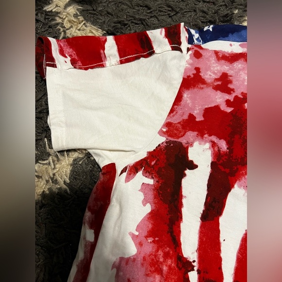 Vintage Jeanius American Flag All Over Print - Picture 5 of 12